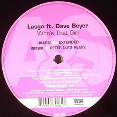 LASGO FT. DAVE BEYER - Who's That Girl