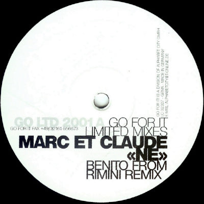 MARC ET CLAUDE - Ne (Limited Mixes)