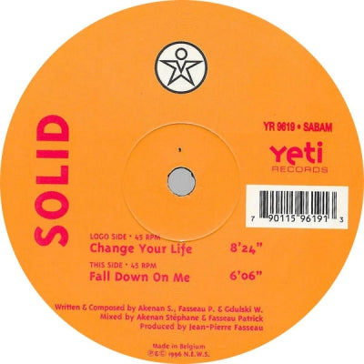 SOLID - Change Your Life / Fall Down On Me