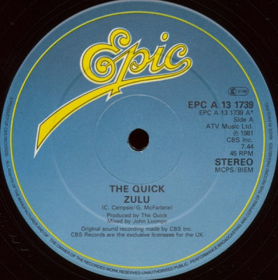 THE QUICK - Zulu