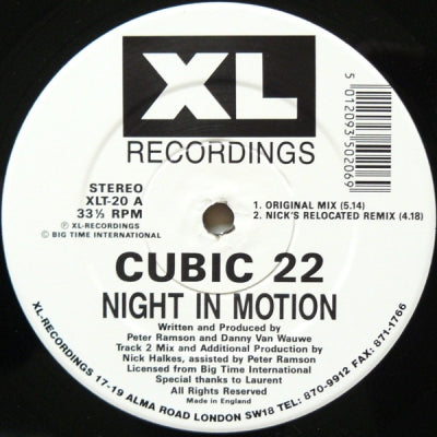 CUBIC 22 - Night In Motion