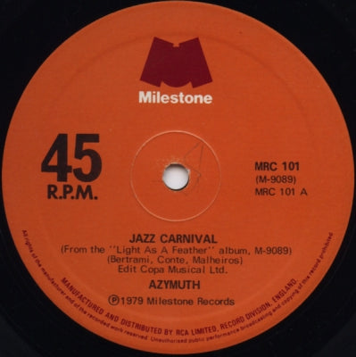 AZYMUTH - Jazz Carnival / Fly Over The Horizon