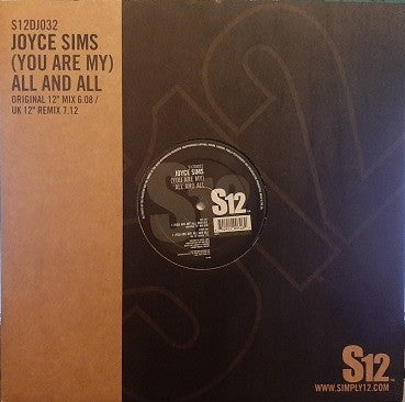 JOYCE SIMS - All And All