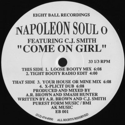 NAPOLEON SOUL O FEAT C.J. SMITH - Come on Girl