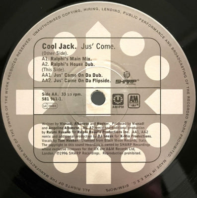 COOL JACK - Jus' Come