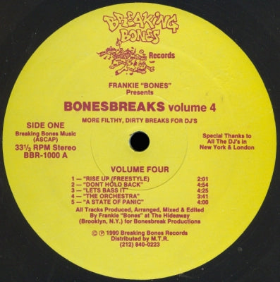 FRANKIE BONES - Bonesbreakes Volume 4