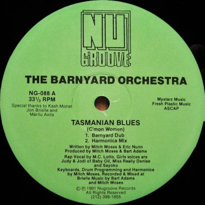 BARNYARD ORCHESTRA - Tasmanian Blues