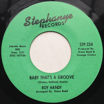 ROY HANDY  - Baby That's A Groove / Monkey See - Monkey Do