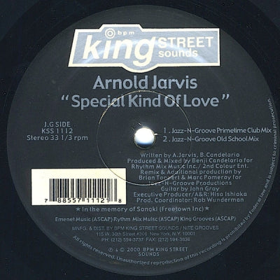 ARNOLD JARVIS - Special Kind Of Love