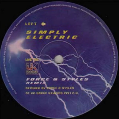 FORCE AND STYLES - Simply Electric (Remixes)