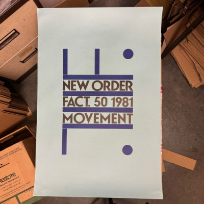 NEW ORDER - Movement Poster