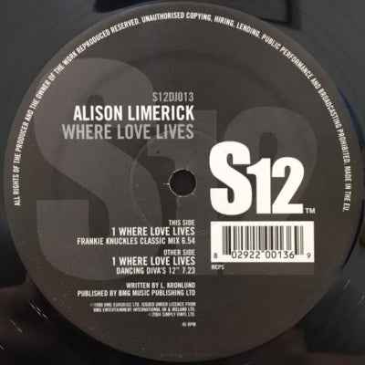 ALISON LIMERICK - Where Love Lives