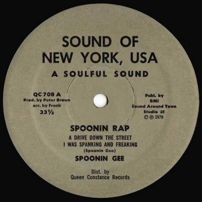 SPOONIE GEE - Spoonin Rap