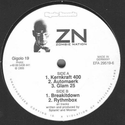 ZOMBIE NATION - Kernkraft 400