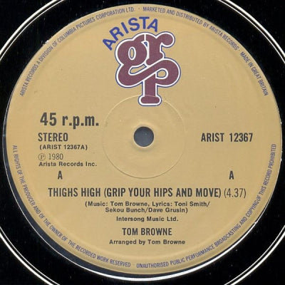 TOM BROWNE - Thighs High (Grip Your Hips And Move) / Dreams Of Lovin' You