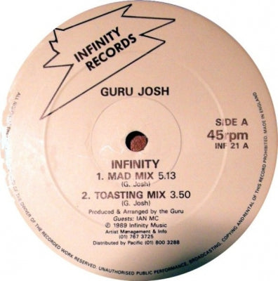 GURU JOSH - Infinity