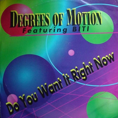 DEGREES OF MOTION - Do You Want It Right Now